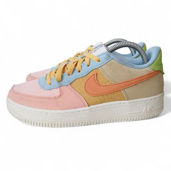 Nike Air Force 1 Low '07 LV8 Next Nature Sun Club Youth 7 Women's 8.5 DM0984-700 - Picture 2 of 11